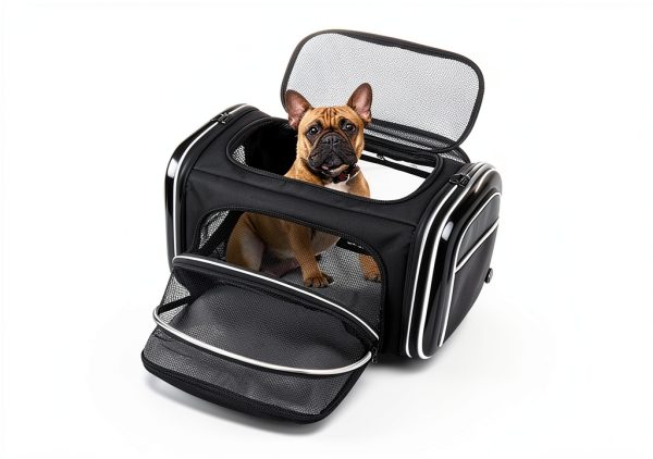 MASKEYON Expandable Soft Side Pet Carrier for Dogs Cats-3
