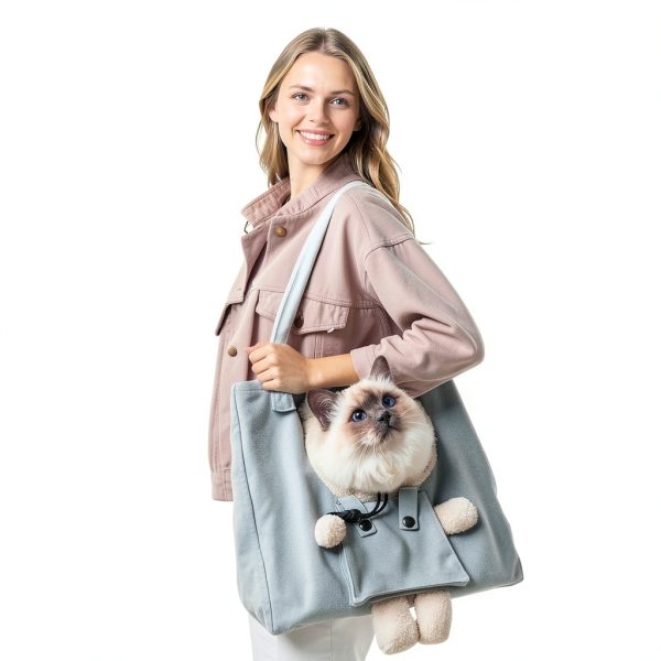UFRITAN Pet Canvas Shoulder Bag Lion Design Small Dog-5