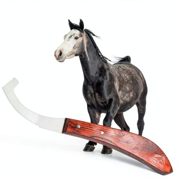 Equine Care Bot Knife Stainless Steel Blade Ergonomic Handle-6