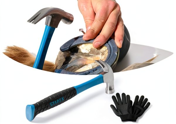 1112TEMP Farrier Tool Kit Professional Horse Hoof Trimming-7