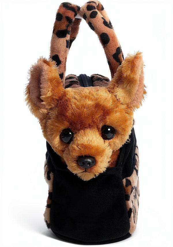 Aurora Plush Dog Purse Stuffed Animal Realistic Style Gift-2