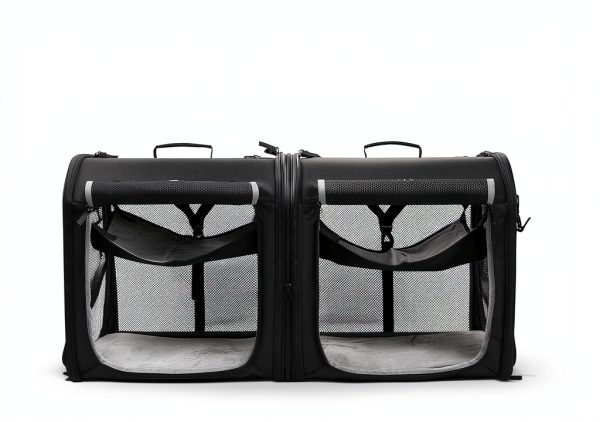 Wakytu 2-in-1 Pet Carrier Outdoor Travel Dog Crate-6