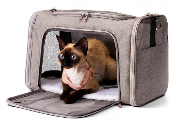 Amazon Pet Carrier Tote Airline Approved Soft Sided Design-0