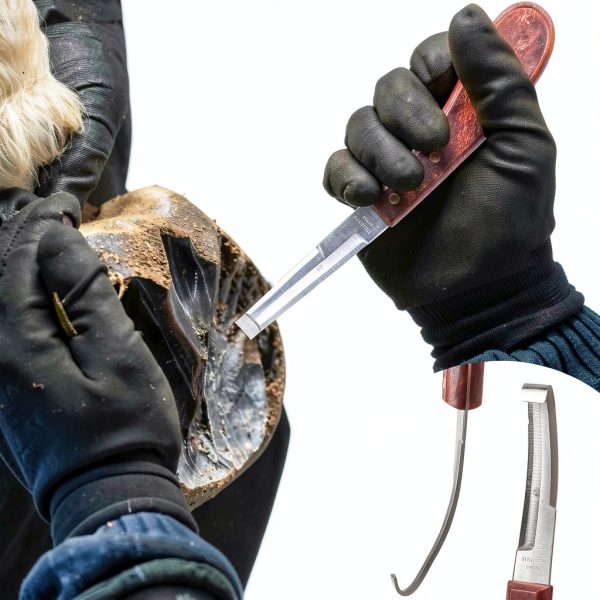 1112TEMP Farrier Tool Kit Professional Horse Hoof Trimming-4