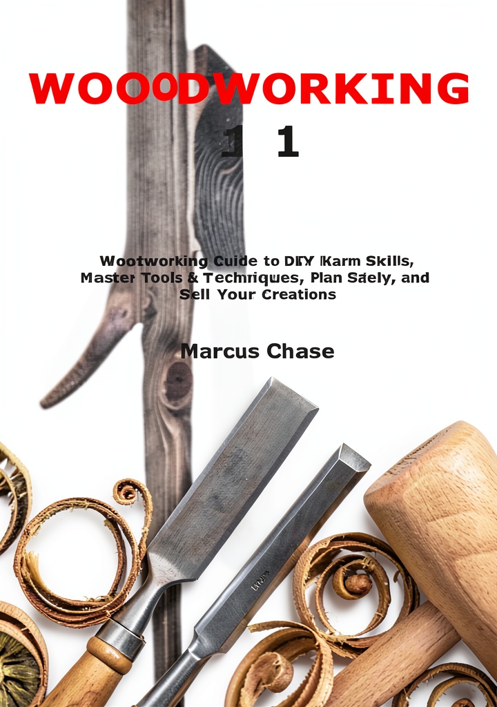 Woodworking tools Kindle book open on a tablet showing project diagrams