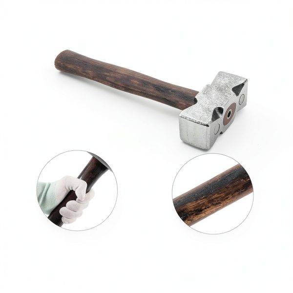 Sixcow Blacksmith Hammer Carbon Steel Square Head Forging-3