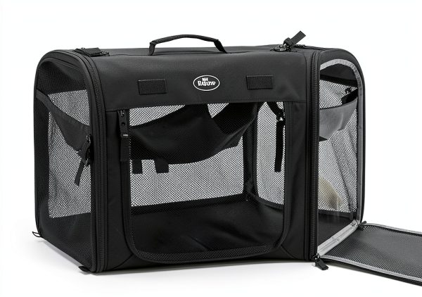 Wakytu 2-in-1 Pet Carrier Outdoor Travel Dog Crate-4