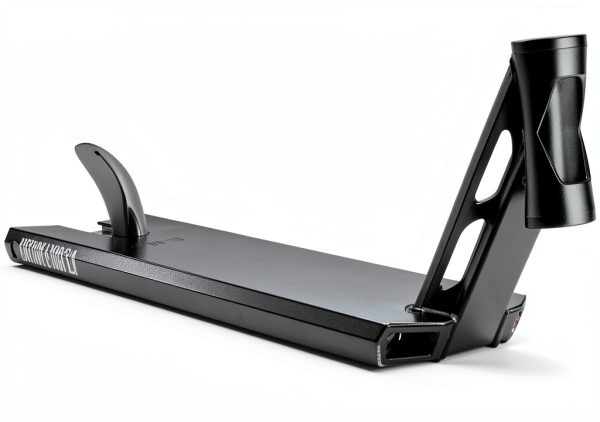 Fuzion Entropy Scooter Deck Matte Black Aluminum Youth-7