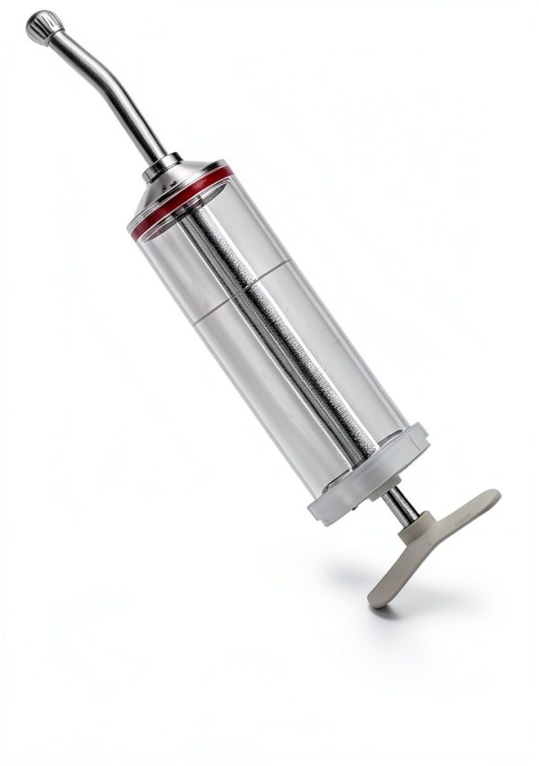 Equinez Tools 400ml Livestock Syringe Stainless Steel Nozzle-2
