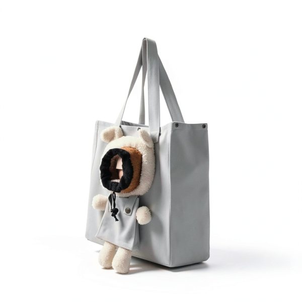UFRITAN Pet Canvas Shoulder Bag Lion Design Small Dog-1