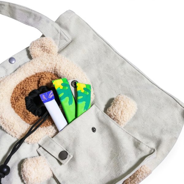 UFRITAN Pet Canvas Shoulder Bag Lion Design Small Dog-7