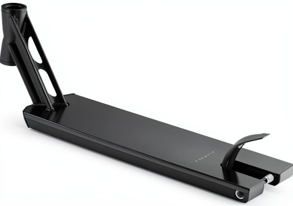 Fuzion Entropy Scooter Deck Matte Black Aluminum Youth-4