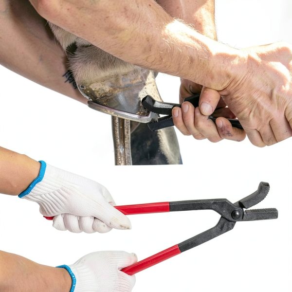 1112TEMP Farrier Tool Kit Professional Horse Hoof Trimming-3