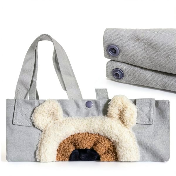 UFRITAN Pet Canvas Shoulder Bag Lion Design Small Dog-2