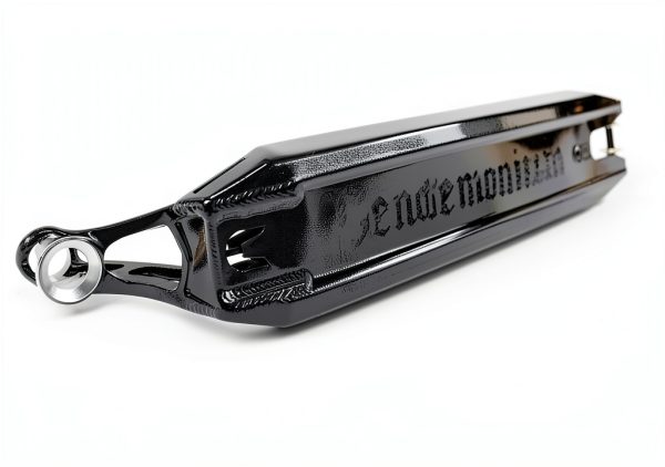 Ethic Black Scooter Deck 113mm Wide Aluminum 570mm Length with Wheels-7