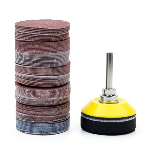 2 Inch Drill Sander Attachment by Coceca with 100pcs 80-3000 Grit-3