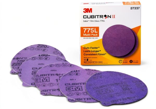 3M Cubitron II Stikit Film Disc 775L Sanding Disc Fast Cut-0