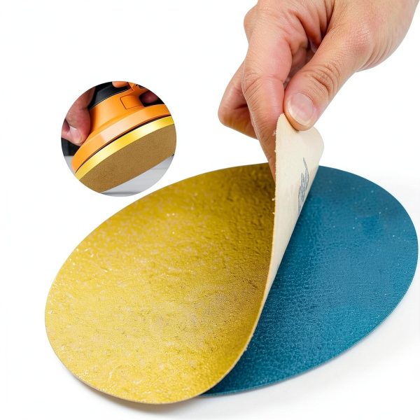 5 Inch PSA Sanding Discs SACKORANGE 100pcs Multi Surface Adhesive-3