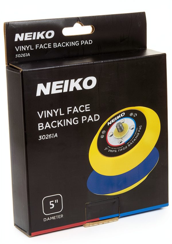 NEIKO 30261A 5” Sanding Pad with Vinyl PSA Backing, 5/16” Arbor with 24 Thread Mounts, 10,000 RPM, Sanding Pads are Ideal for Orbital and Dual Action Sander-4