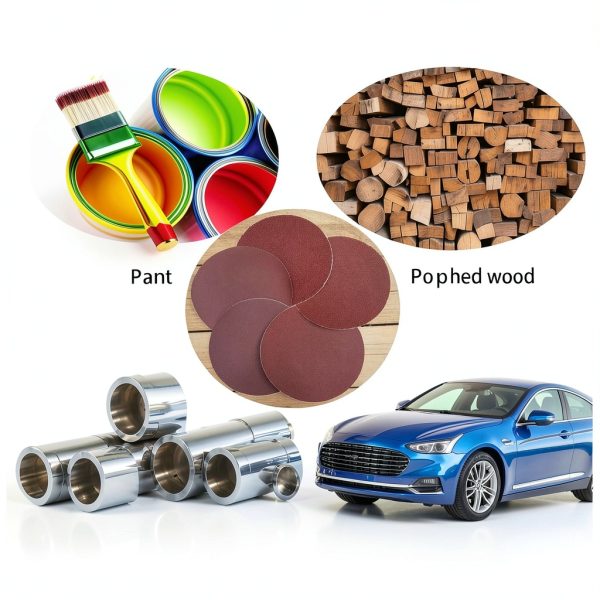 100 PCS 6" PSA Sanding Discs -20 Each of 60, 80, 120, 180, 240, Grit- 6 Inch Self Adhesive Stickyback Sandpaper Discs for DA Sander, Sand Automotive Car Paint, Woodworking Wood, Metal-6